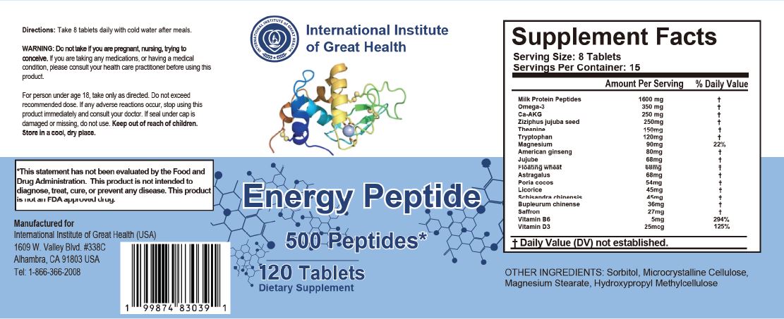 Energy 500 Peptides