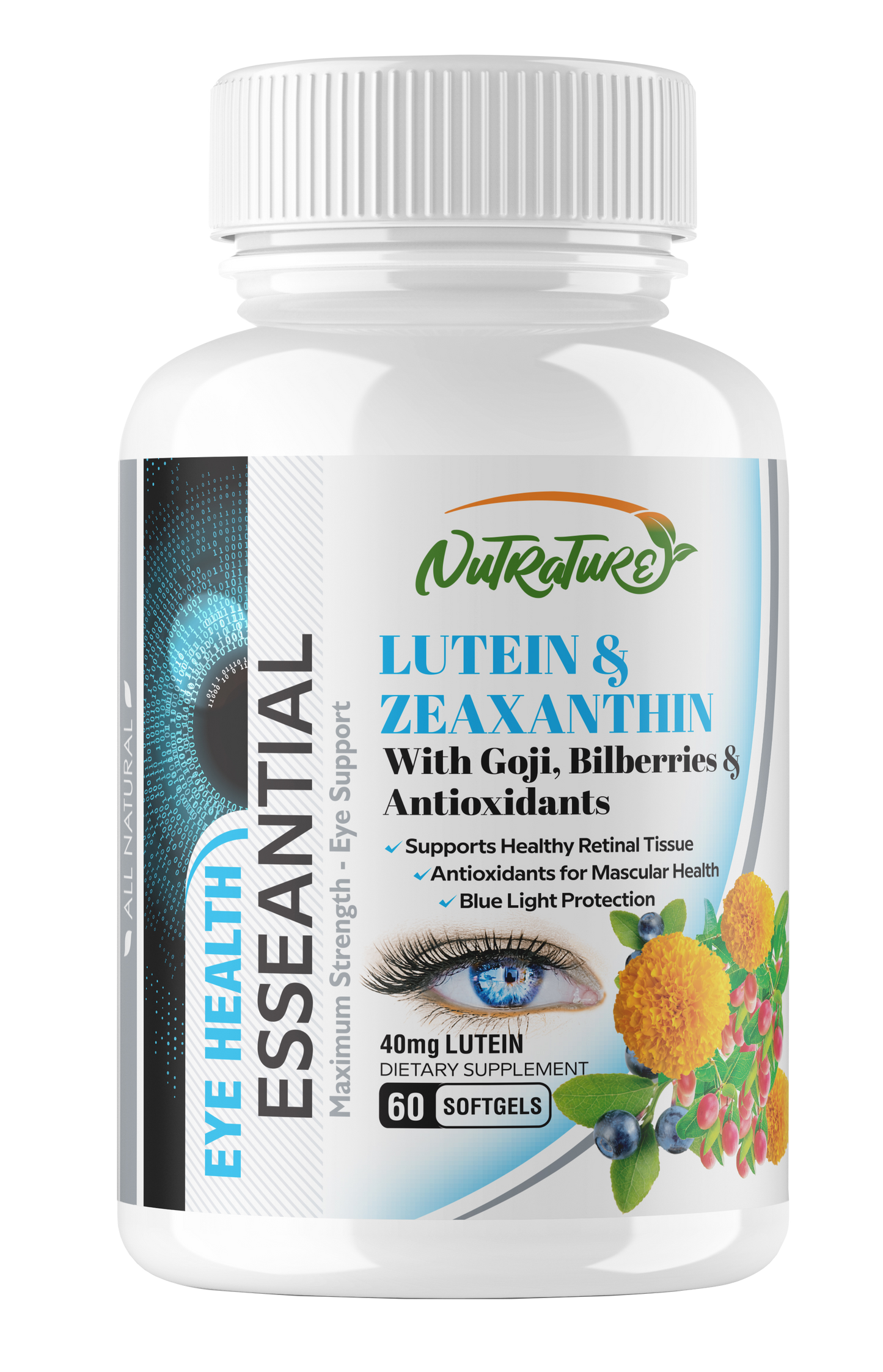 Nutrature Lutein & Zeaxanthin, 60 Softgels
