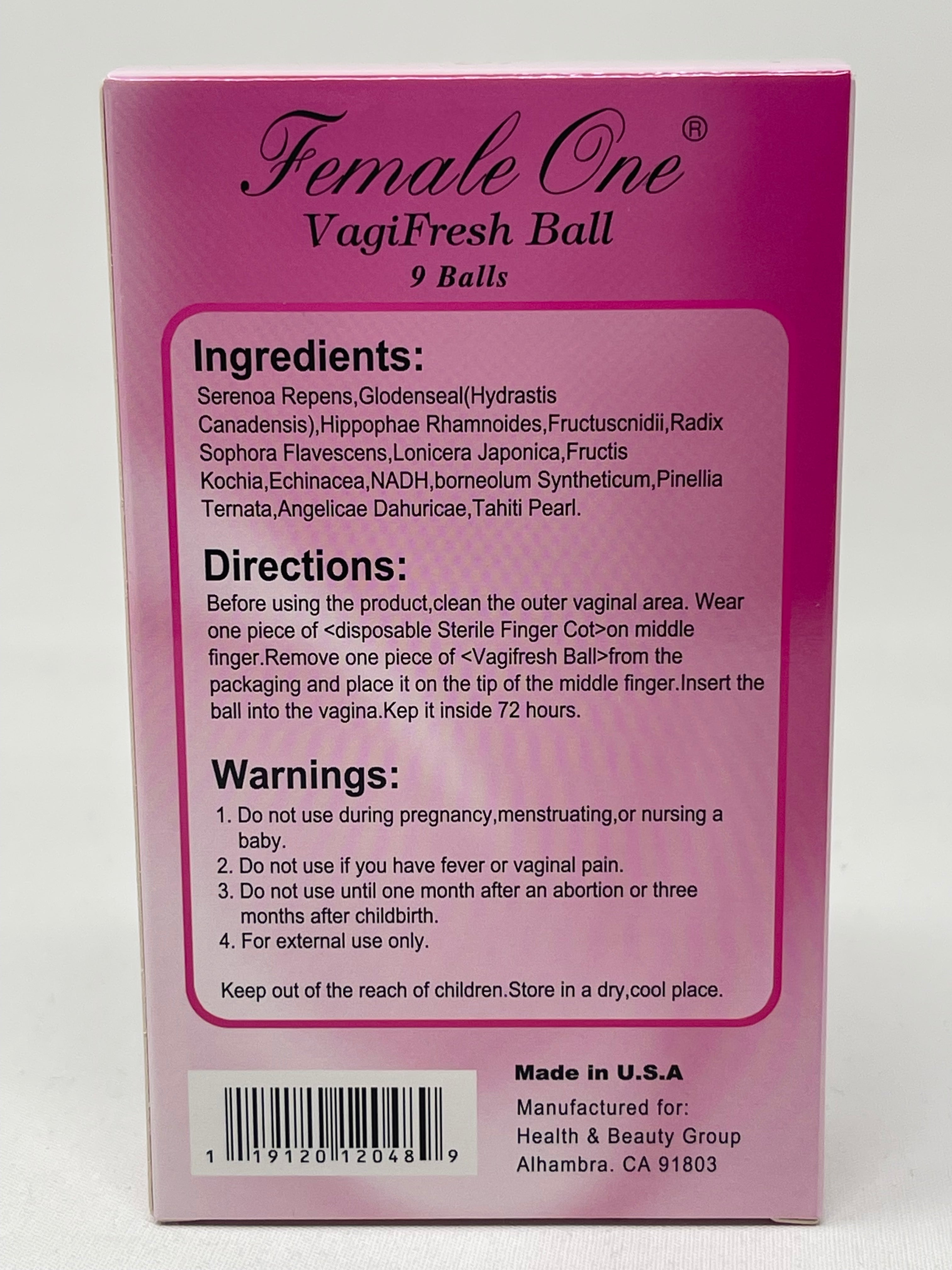 Vagifresh Ball(9 balls)